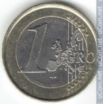 1 евро 2001 г. Франция(24)-  39539 - аверс