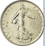 1 франк 1960 г. Франция(24)-  39539 - аверс