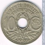 10 сантимов 1939 г. Франция(24)-  39539 - аверс