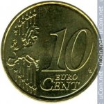 10 центов 2007 г. Франция(24)-  39539 - аверс