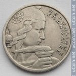 100 франков 1954 г. Франция(24)-  39539 - реверс