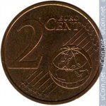 2 цента 2005 г. Франция(24)-  39539 - аверс