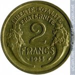 2 франка 1938 г. Франция(24)-  39539 - аверс