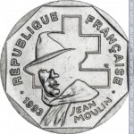 2 франка 1993 г. Франция(24)-  39539 - аверс