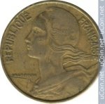 20 сентим 1971 г. Франция(24)-  39539 - реверс