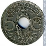 5 сантимов 1918 г. Франция(24)-  39539 - аверс