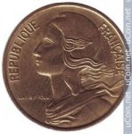 5 сентим 1974 г. Франция(24)-  39539 - реверс