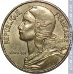 5 сентим 1987 г. Франция(24)-  39539 - реверс