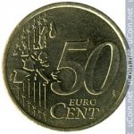 50 центов 1999 г. Франция(24)-  39539 - аверс