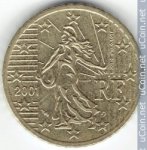 50 центов 2001 г. Франция(24)-  39539 - реверс
