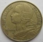 20 сентим 1963 г. Франция(24)-  39539 - реверс