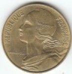 20 сентим 1983 г. Франция(24)-  39539 - реверс