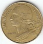 20 сентим 1989 г. Франция(24)-  39539 - реверс