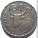 50 бутут 1971 г. Гамбия(4) - 144 - реверс