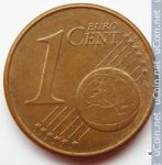 1 цент 2005 г. Германия(6) - 21339 - аверс