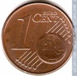 1 цент 2007 г. Германия(6) - 21339 - аверс