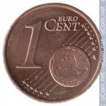 1 цент 2012 г. Германия(6) - 21339 - аверс