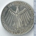 10 марок 1972 г. Германия(6) - 21339 - аверс