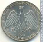 10 марок 1972 г. Германия(6) - 21339 - аверс