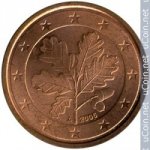 2 цента 2006 г. Германия(6) - 21339 - реверс
