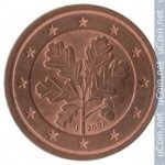 2 цента 2007 г. Германия(6) - 21339 - реверс