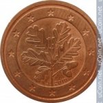 2 цента 2010 г. Германия(6) - 21339 - реверс