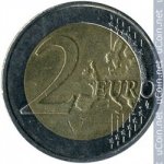 2 евро 2009 г. Германия(6) - 21339 - реверс