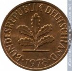 2 пфеннига 1978 г. Германия(6) - 21339 - реверс