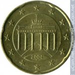 20 центов 2004 г. Германия(6) - 21339 - реверс