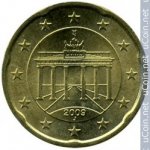 20 центов 2009 г. Германия(6) - 21339 - реверс
