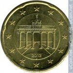 20 центов 2012 г. Германия(6) - 21339 - реверс