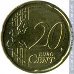 20 центов 2016 г. Германия(6) - 21339 - аверс