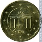 20 центов 2013 г. Германия(6) - 21339 - реверс