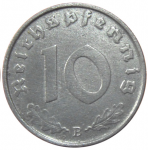 10 пфеннигов 1944 г. Германия(6) - 21339 - аверс