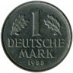 1 марка 1988 г. Германия(6) - 21339 - аверс