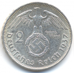 2 марки 1937 г. Германия(6) - 21339 - аверс
