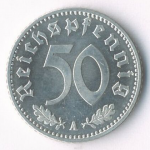 50 пфеннигов 1935 г. Германия(6) - 21339 - аверс
