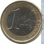 1 евро 2004 г. Греция(7) - 11529 - аверс