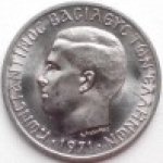 5 драхм 1971 г. Греция(7) - 11529 - реверс