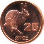 25 оре 2010 г. Гренландия(6) - 556 - аверс