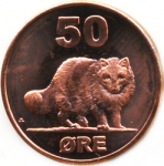 50 оре 2010 г. Гренландия(6) - 556 - аверс