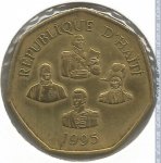 5 гурдов 1995 г. Гаити(4) -225 - аверс