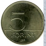 5 форинтов 2000 г. Венгрия(4) - 2234 - реверс