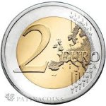 2евро 2022 г. Латвия(13) - 10123 - реверс