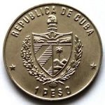 1 песо 1980 г. Куба(12) -5032 - аверс