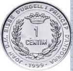 1 сантим 1999 г. Андорра(2) - 27182 - аверс