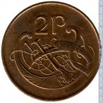 2 пенса 1980 г. Ирландия(9) - 2174 - реверс