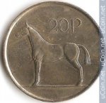 20 пенсов 2000 г. Ирландия(9) - 2174 - аверс