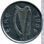 5 пенсов 1996 г. Ирландия(9) - 2174 - реверс