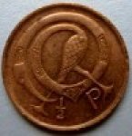 1/2 пенни 1980 г. Ирландия(9) - 2174 - аверс